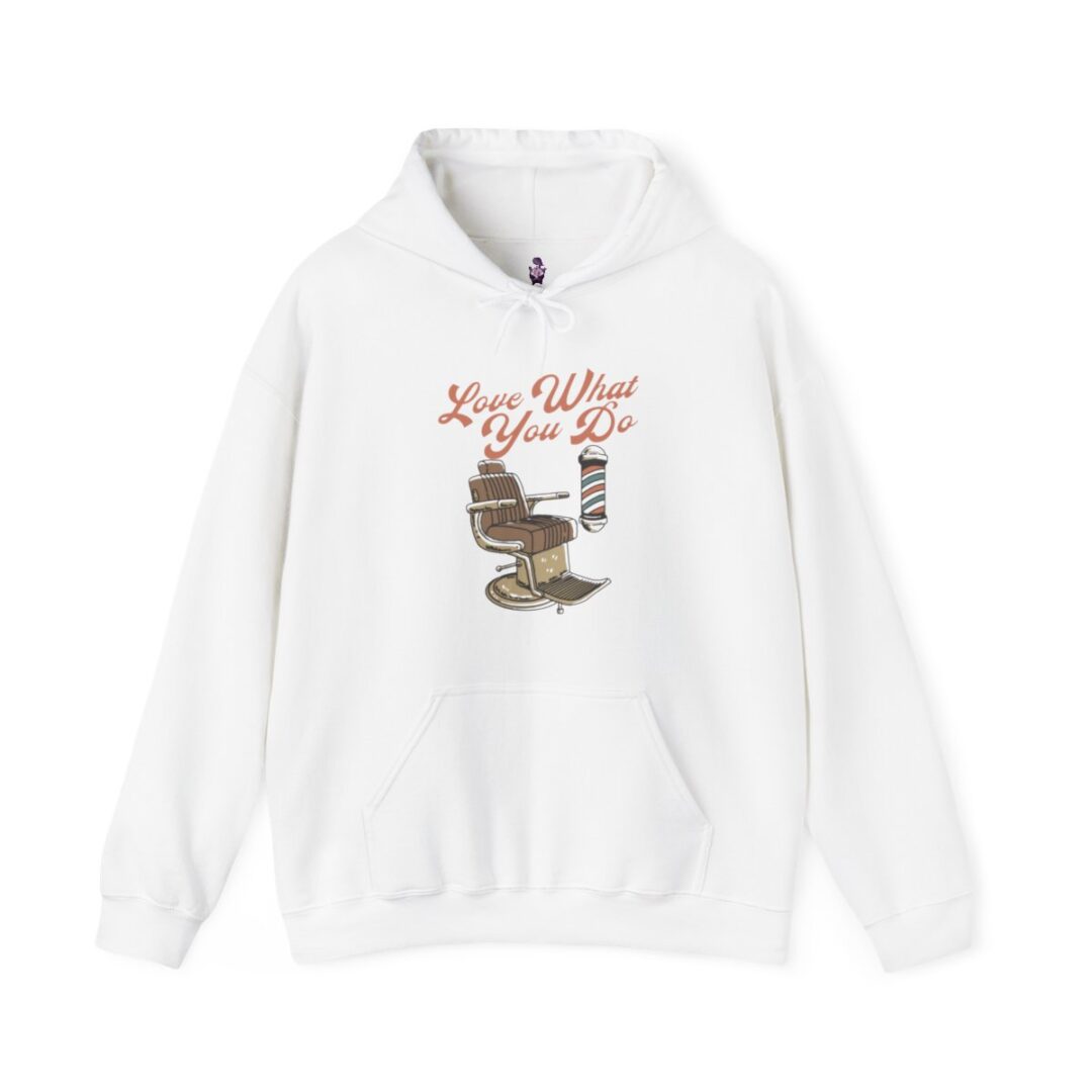 A white hoodie with a snake on it
