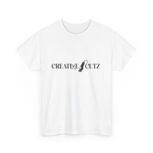 Creative Cutz Unisex Heavy Cotton Tee white